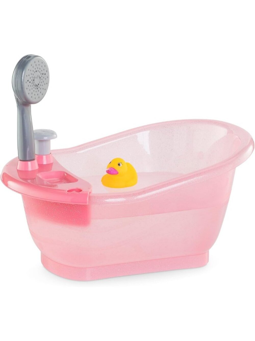 Pink Baby Doll Bathtub & Shower Play Set for 12" & 14" Dolls - Fun Accessory!
